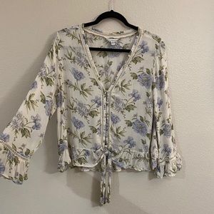 AE Floral Blouse